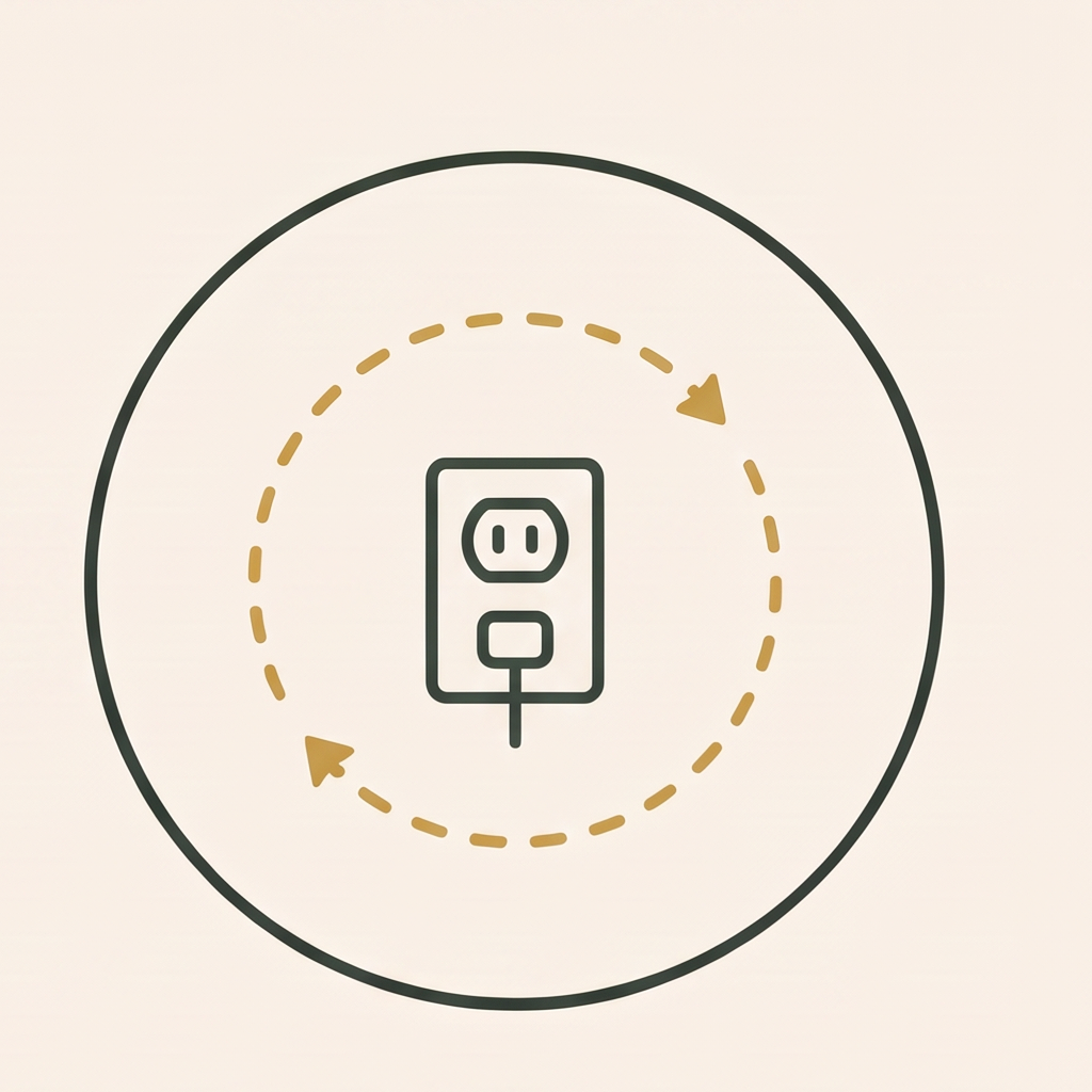 Keep the area clear icon