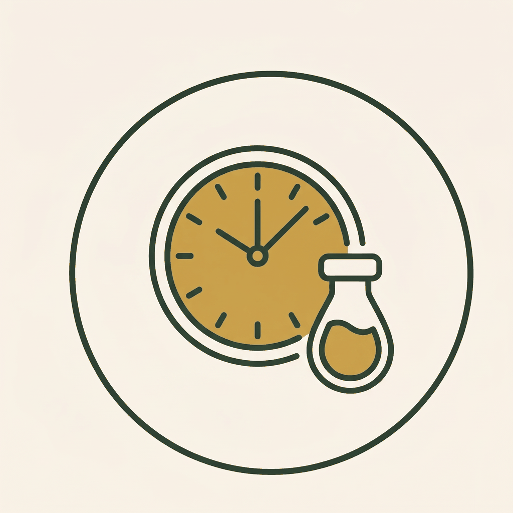 Clock and refill icon